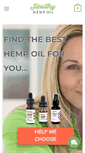 Mobile Screenshot of healthyhempoil.com